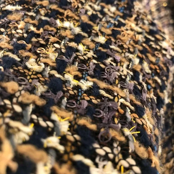 Gal Meets Glam Multicolor Tweed Coat - Picture 7 of 8